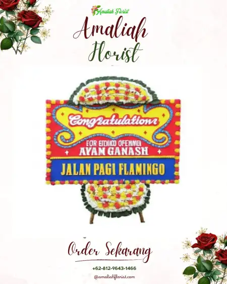Sewa Papan Bunga Kenali Asam Atas